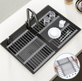 Expandable Over-the-Sink Dish Drying Rack – Space-Saving Kitchen Organizer