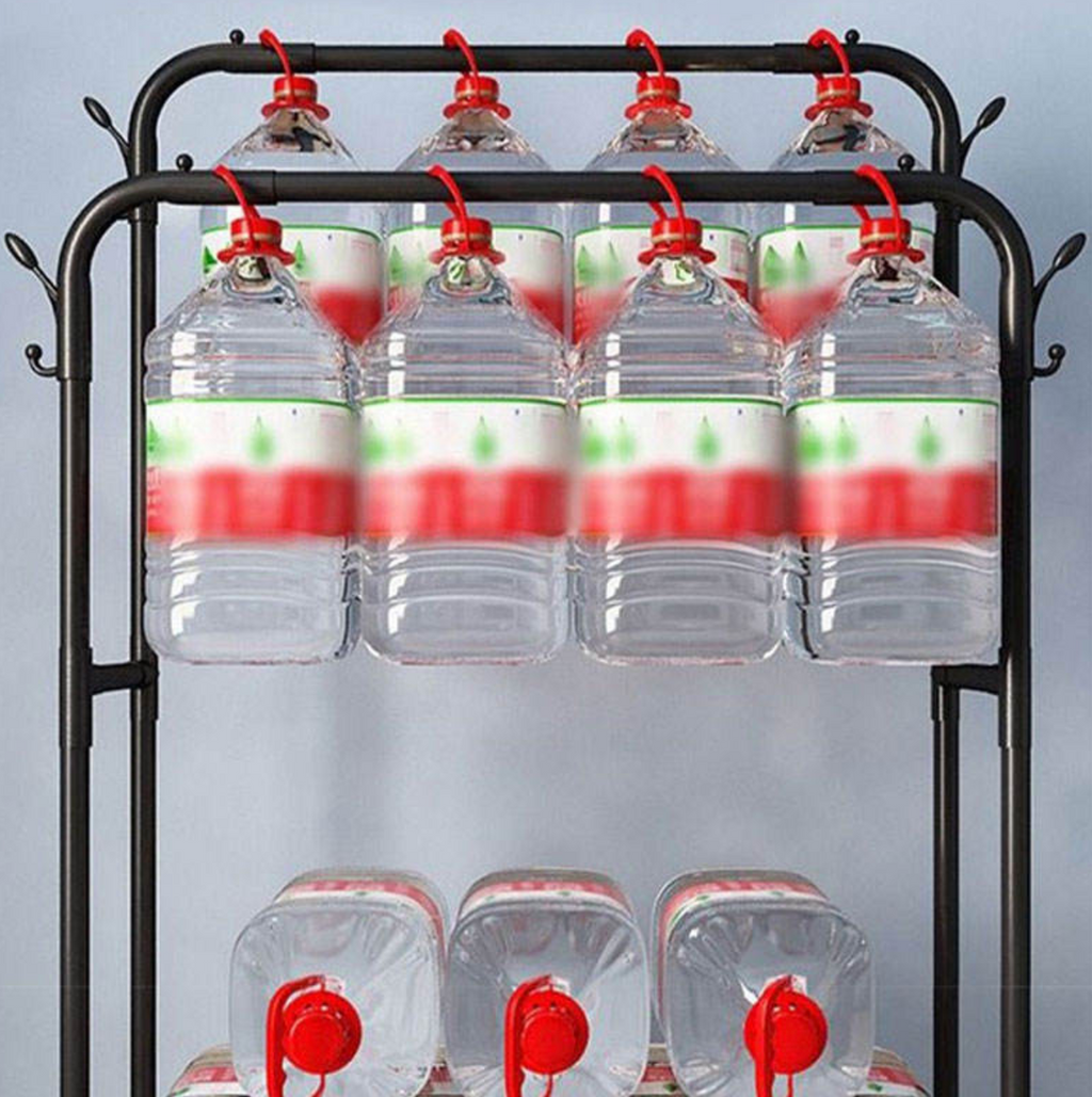 Portable Double-Rod Clothes Drying Rack with Wheels – Space-Saving Garment Organizer