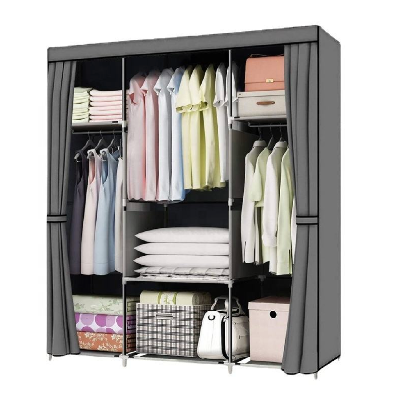 Portable DIY Closet Wardrobe – Large-Capacity Clothes Storage Organizer