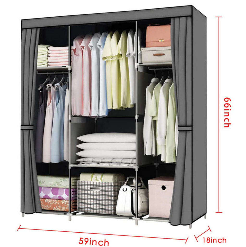 Portable DIY Closet Wardrobe – Large-Capacity Clothes Storage Organizer