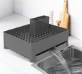 Expandable 2-Tier Dish Drying Rack – Large-Capacity Kitchen Organizer