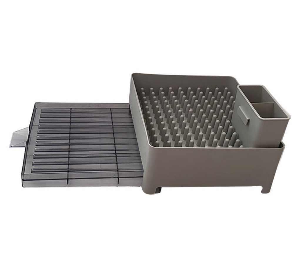 Expandable 2-Tier Dish Drying Rack – Large-Capacity Kitchen Organizer